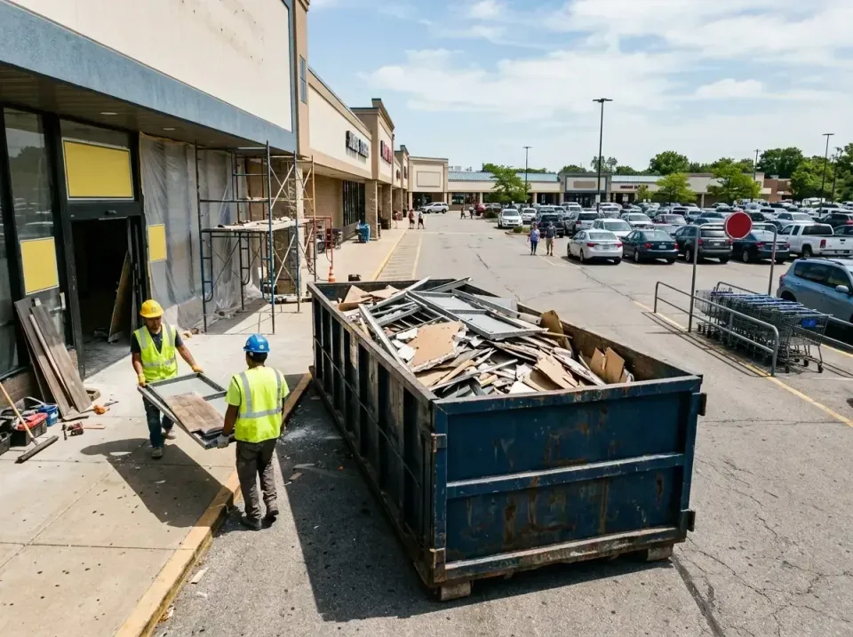 retail-store-renovation-debris-003 — frequently asked questions, Roll-off Dumpster Rentals in Parkville, MD